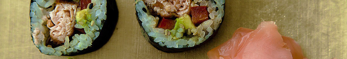 Eating Sushi at Sushi Shop Kyotoya restaurant in Kailua-Kona, HI.